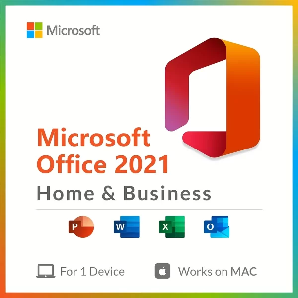 Microsoft Office Home and Business 2021 Product Key For 1 Mac, Lifetime