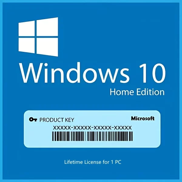 Windows 10 Home 32/64-bit Product Key For 1 PC, Lifetime